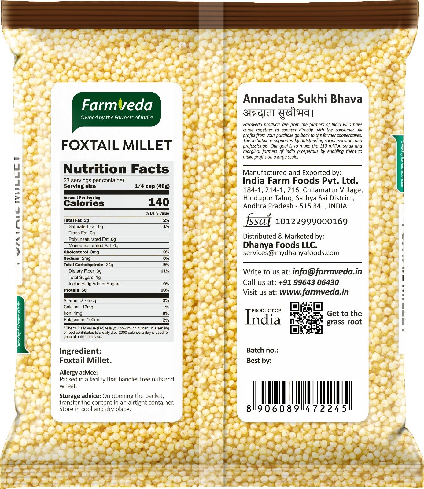 Foxtail Millet - 2 lb