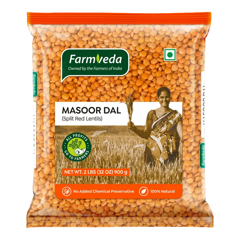 Farmveda Masoor Dal 2Lb