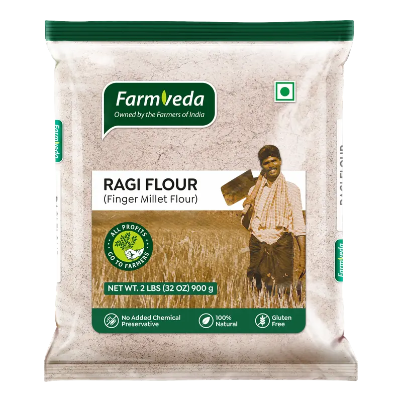 Farmveda Ragi Flour 2Lb