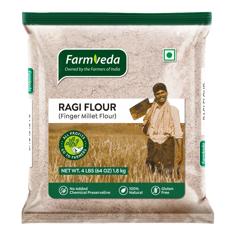 Farmveda Ragi Flour 4Lb