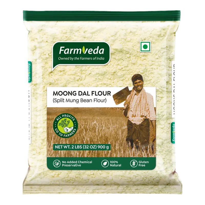 Farmveda Moong Dal Flour 2Lb