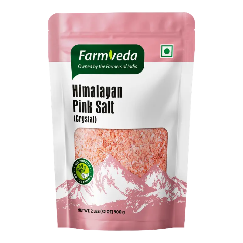 Farmveda Himalayan Pink Salt Crystal 2Lb