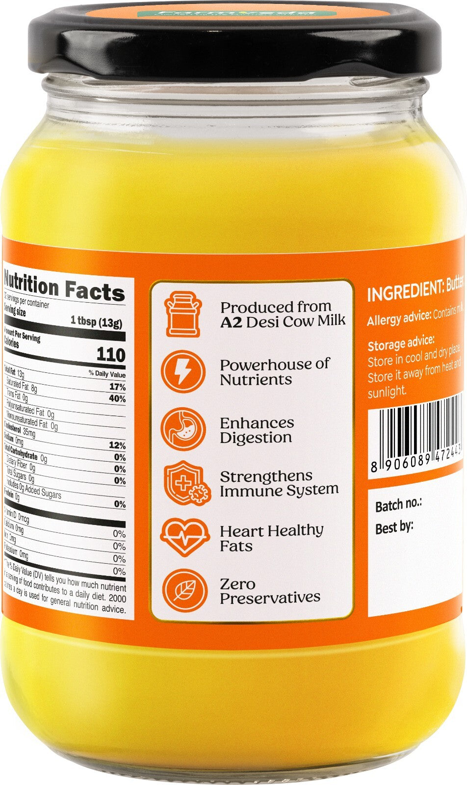 A2 Desi Ghee - 14 oz