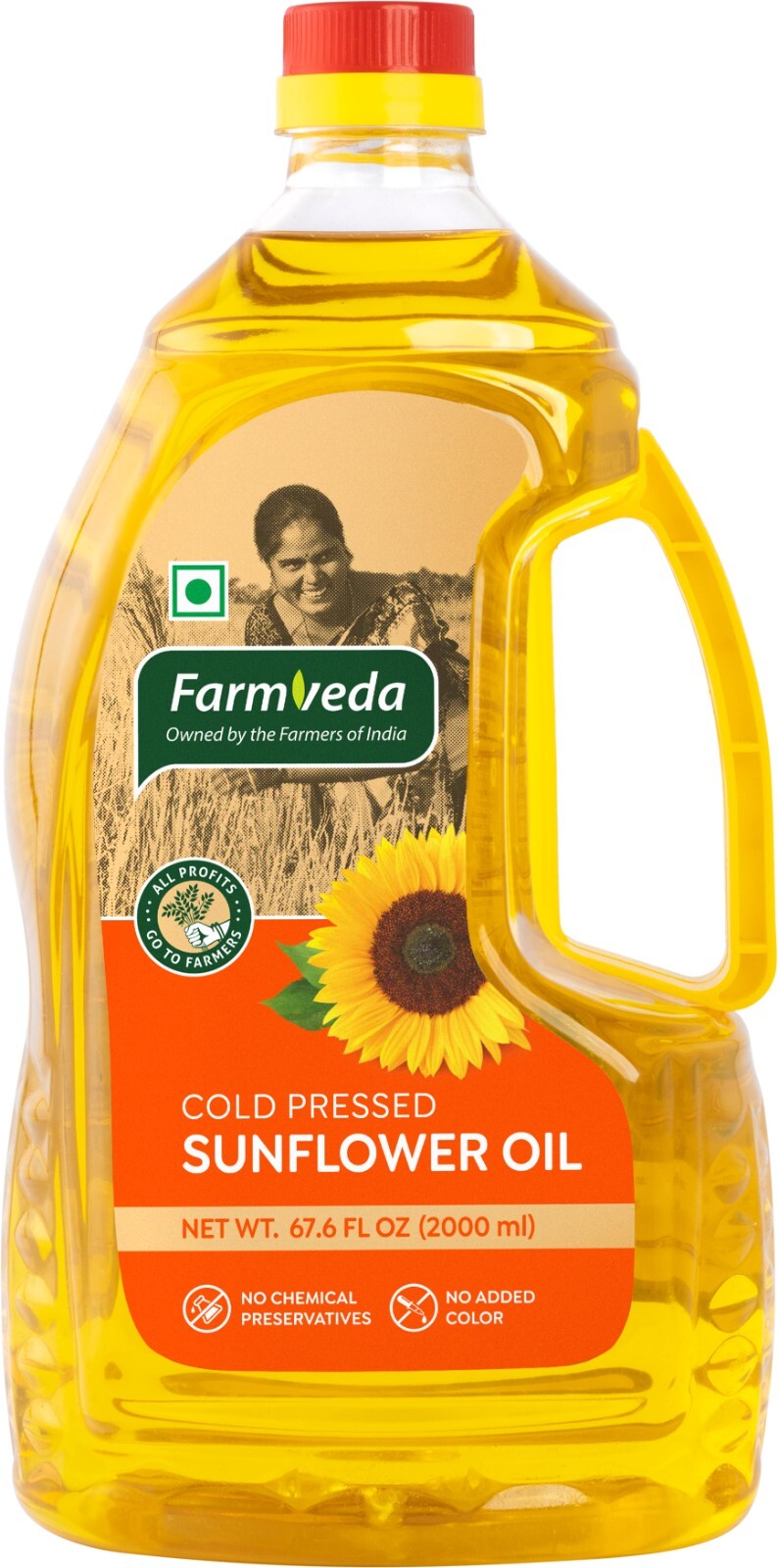 Cold Pressed Sunflower Oil - 2 L