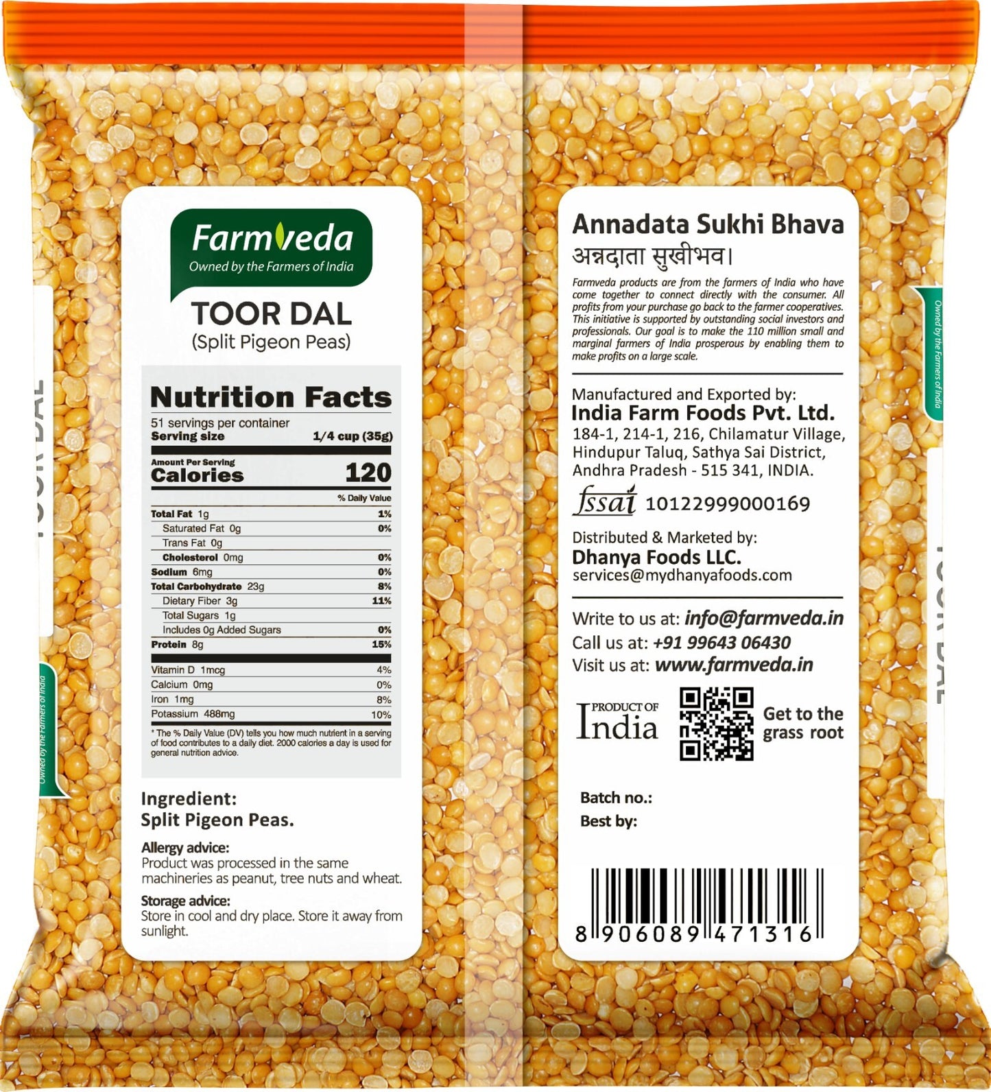 Toor Dal - 4 lb